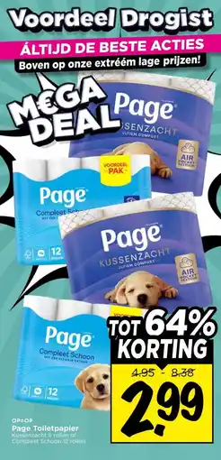 Vomar Voordeelmarkt Page Toiletpapier aanbieding
