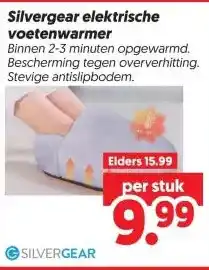 Dekamarkt Silvergear elektrische voetenwarmer aanbieding
