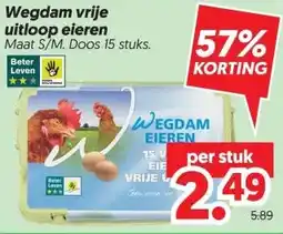 Dekamarkt Wegdam vrije uitloop eieren aanbieding