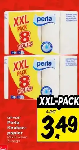 Vomar Voordeelmarkt Perla Keuken- papier aanbieding
