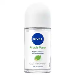 Trekpleister NIVEA Fresh Pure Deodorant Roller aanbieding