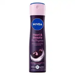 Trekpleister NIVEA Pearl & Beauty Soft & Smooth Deodorant Spray aanbieding