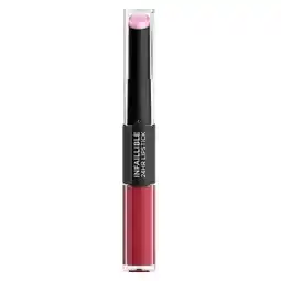 Trekpleister L'Oréal Paris Infaillible 24H 302 Rose Eternite Lipstick aanbieding