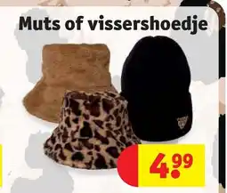 Kruidvat Muts of vissershoedje aanbieding