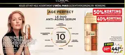 Kruidvat Serum Age Perfect Le Duo aanbieding