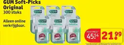 Kruidvat GUM Soft-Picks Original aanbieding