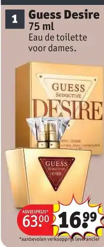 Kruidvat Guess Desire aanbieding