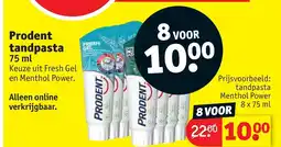 Kruidvat Prodent tandpasta aanbieding
