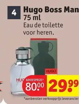 Kruidvat Hugo Boss Man aanbieding
