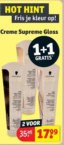 Kruidvat Creme Supreme Gloss aanbieding
