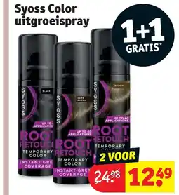 Kruidvat Syoss Color uitgroeispray aanbieding