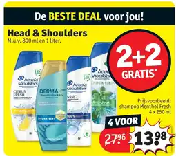 Kruidvat Head & Shoulders aanbieding