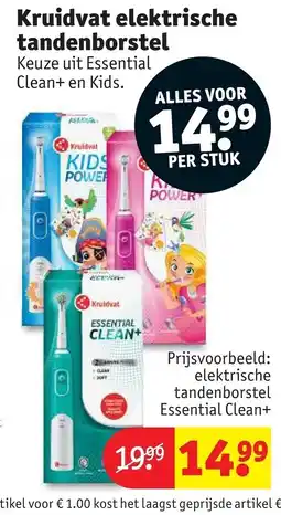 Kruidvat Kruidvat Elektrische Tandenborstel aanbieding