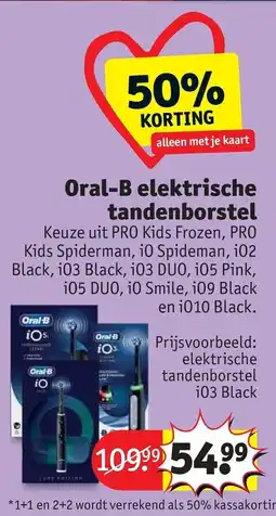 Kruidvat Oral-B Elektrische Tandenborstel aanbieding