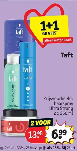 Kruidvat Taft aanbieding