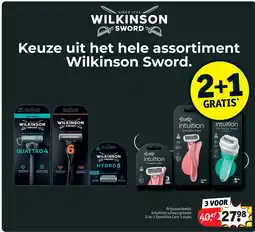 Kruidvat Wilkinson Sword Scheersystemen aanbieding