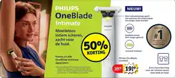 Kruidvat Philips OneBlade Intimate aanbieding