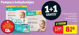 Kruidvat Pampers Babydoekjes aanbieding