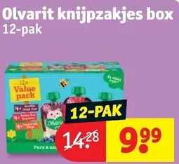 Kruidvat Olvarit knijpzakjes aanbieding
