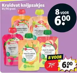 Kruidvat Kruidvat knijpzakjes aanbieding