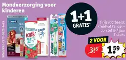 Kruidvat Mondverzorging voor Kinderen aanbieding