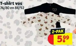 Kruidvat T-Shirt Vos aanbieding