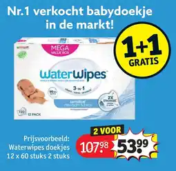 Kruidvat Waterwipes Doekjes aanbieding