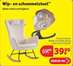 Kruidvat Wip en Schommelstoel aanbieding
