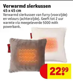 Kruidvat Verwarmd sierkussen aanbieding