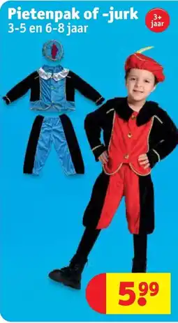Kruidvat Pietenpak of Jurk aanbieding