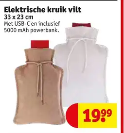 Kruidvat Elektrische kruik vilt aanbieding