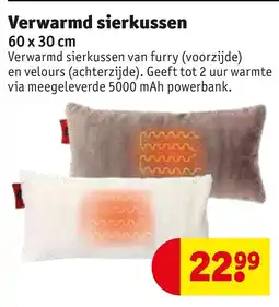 Kruidvat Verwarmd Sierkussen aanbieding