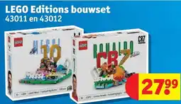 Kruidvat LEGO Editions Bouwset aanbieding