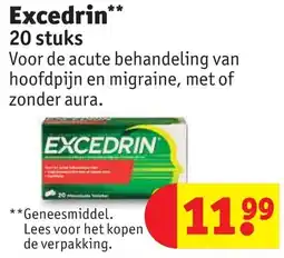 Kruidvat Excedrin aanbieding