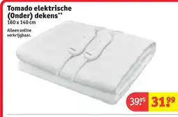 Kruidvat Tomado elektrische (Onder) dekens aanbieding