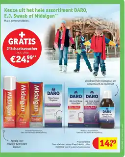 Kruidvat DARO, E.J. Swaab of Midalgan aanbieding