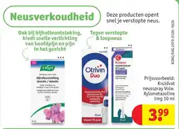 Kruidvat Deze producten opent snel je verstopte neus. aanbieding