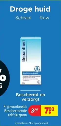 Kruidvat Bepanthen Beschermt en verzorgt aanbieding