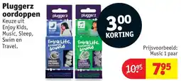 Kruidvat Pluggerz Oordoppen aanbieding