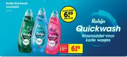 Kruidvat Robijn Quickwash Wasmiddel aanbieding