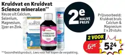 Kruidvat Kruidvat en Kruidvat Science Mineralen aanbieding