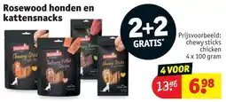 Kruidvat Rosewood Honden en Kattensnacks aanbieding
