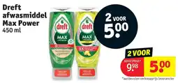 Kruidvat Dreft Afwasmiddel Max Power aanbieding