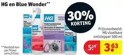 Kruidvat HG en Blue Wonder aanbieding