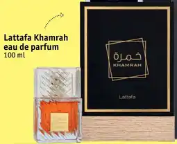 Kruidvat Lattafa Khamrah eau de parfum aanbieding