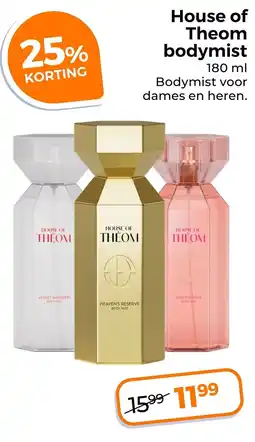 Trekpleister House of Theom Bodymist aanbieding