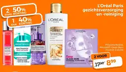 Trekpleister L'Oréal Paris Gezichtsverzorging en Reiniging aanbieding