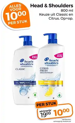Trekpleister Head & Shoulders aanbieding