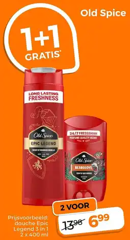 Trekpleister Old Spice aanbieding
