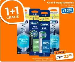 Trekpleister Oral-B Opzetborstels aanbieding